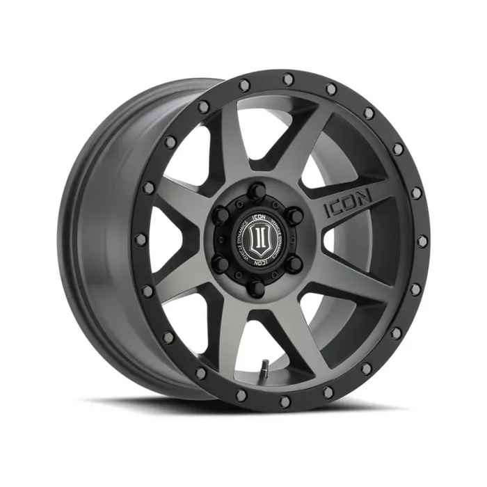 ICON Rebound 17x8.5 5x150 25mm Offset Titanium Wheel