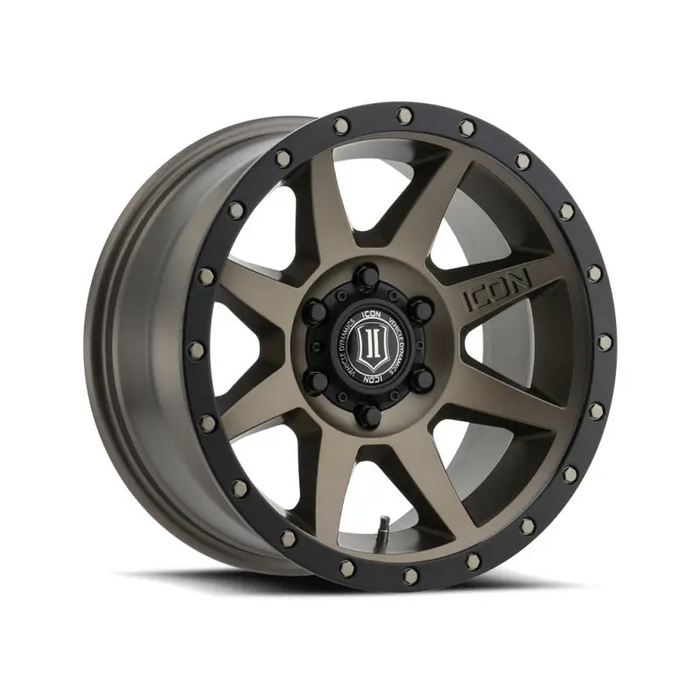 ICON Rebound 17x8.5 5x5 6mm Offset 4.5in BS 71.5mm Bore Bronze Wheel