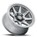 Icon rebound pro 17x8.5 titanium wheel crafted from high quality aluminum