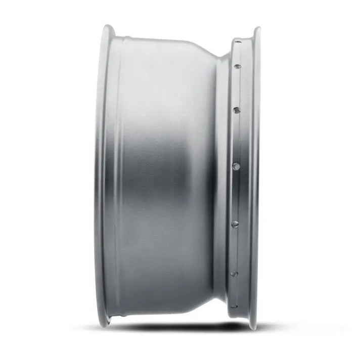 Icon rebound pro 17x8.5 titanium wheel - front view of motorcycle wheel