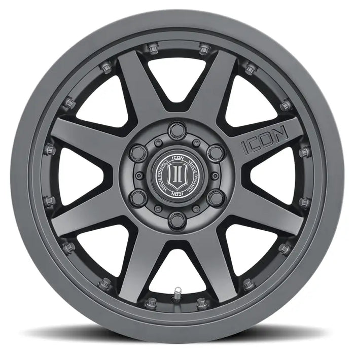 ICON Rebound Pro 17x8.5 5x5 -6mm Offset Satin Black Wheel