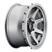 ICON Rebound Pro 17x8.5 5x5 -6mm Offset Titanium Motorcycle Wheel.