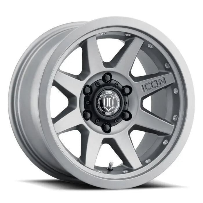 ICON Rebound Pro 17x8.5 6x5.5 0mm Offset Aluminum Wheel with High Gloss Finish