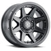 Black wheel with rim - ICON Rebound Pro 17x8.5 Satin Black Wheel