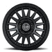 ICON Recon Pro 17x8.5 Satin Black Wheel with Ion Series design