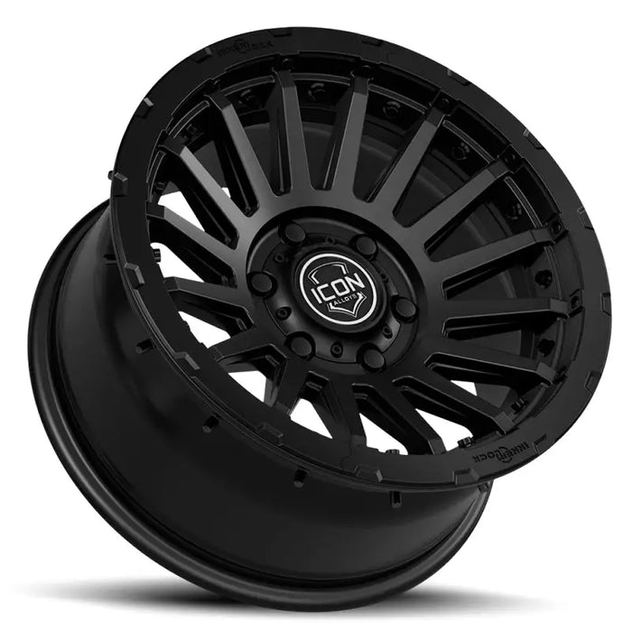 ICON Recon Pro 17x8.5 black wheel with rim