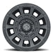 ICON Alloys Thrust 17x8 Satin Black Wheel