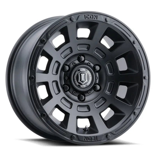 ICON Alloys Thrust 17x8 Satin Black Wheel - Black Rhino Wheels Sizes