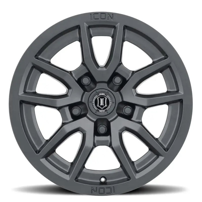 ICON Vector 5 wheel cover showcased in the image