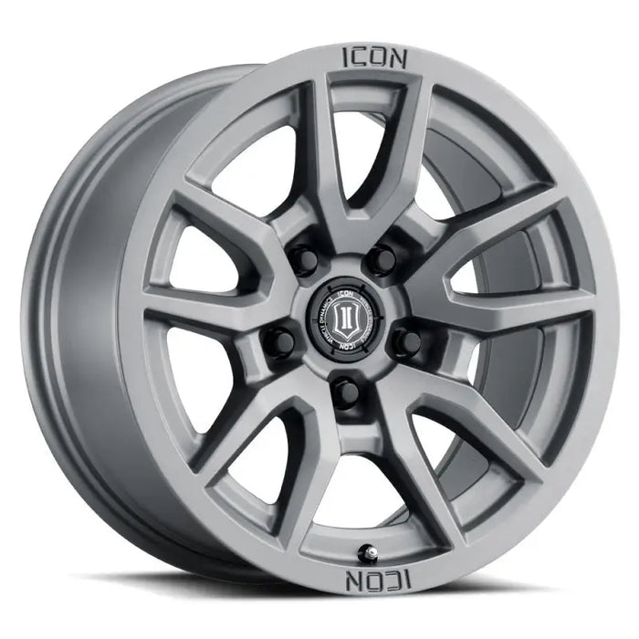 Icon vector 5 17x8.5 5x150 25mm offset 5.75in bs 110.1mm bore titanium wheel