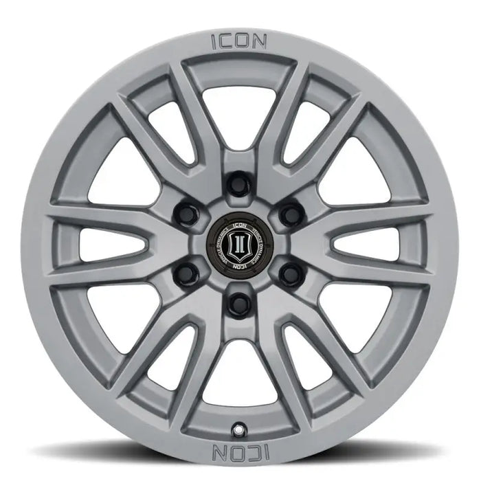 ICON Vector 6 17x8.5 6x5.5 0mm Offset 4.75in BS 106.1mm Bore