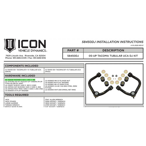 Icon Washer Steering Control System Diagram for Jeep Wrangler and Ford Bronco