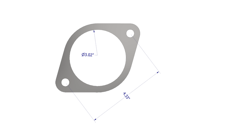 Exhaust Flange for Ford 2.3L Ecoboost