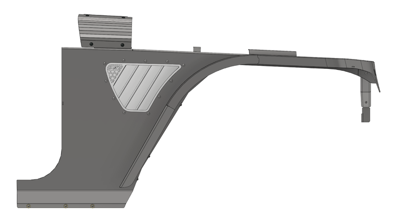 Tomahawk Front Fenders for JK / JKU