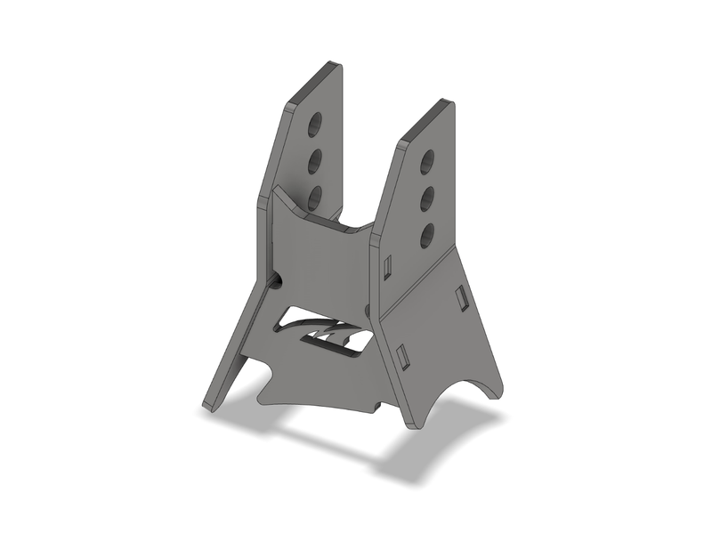 Adjustable Front Upper Link Bracket - 15° Angle