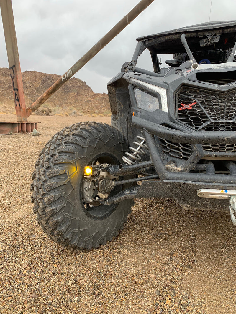 Can Am Maverick X3 Steerable Knuckle Pod Light Mounts (2017-2022)