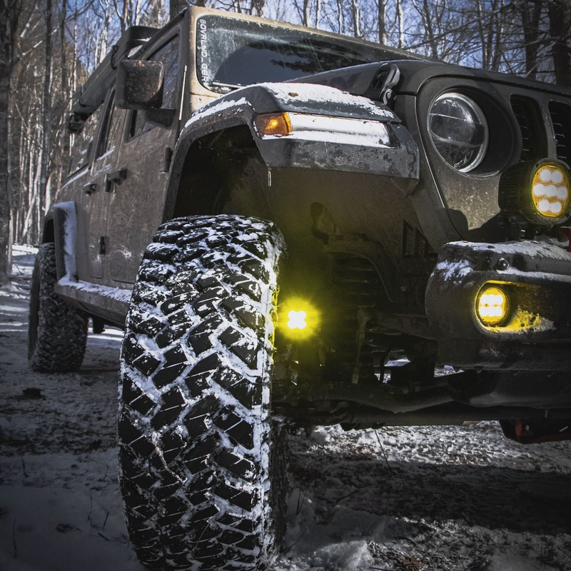 Jeep JL / JT Steerable Knuckle Pod Light Mounts (2018+ Gladiator/Wrangler)
