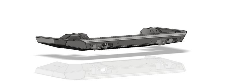 Tomahawk High Clearance Rear Bumper for Jeep JT