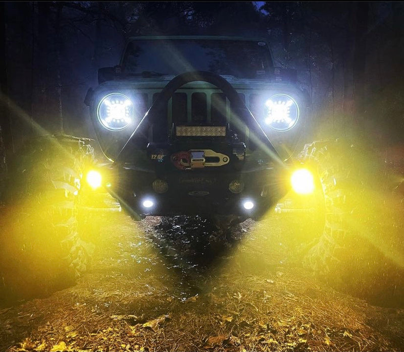 Jeep JL / JT Steerable Knuckle Pod Light Mounts (2018+ Gladiator/Wrangler)