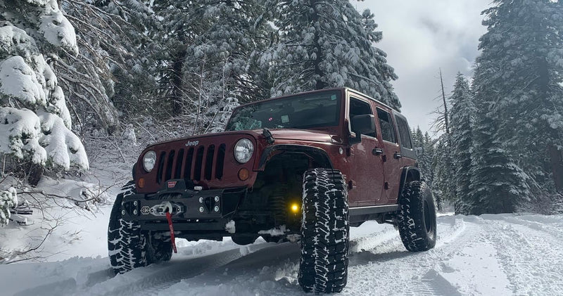 Jeep JK Steerable Knuckle Pod Light Mounts (2007-2018 Wrangler)