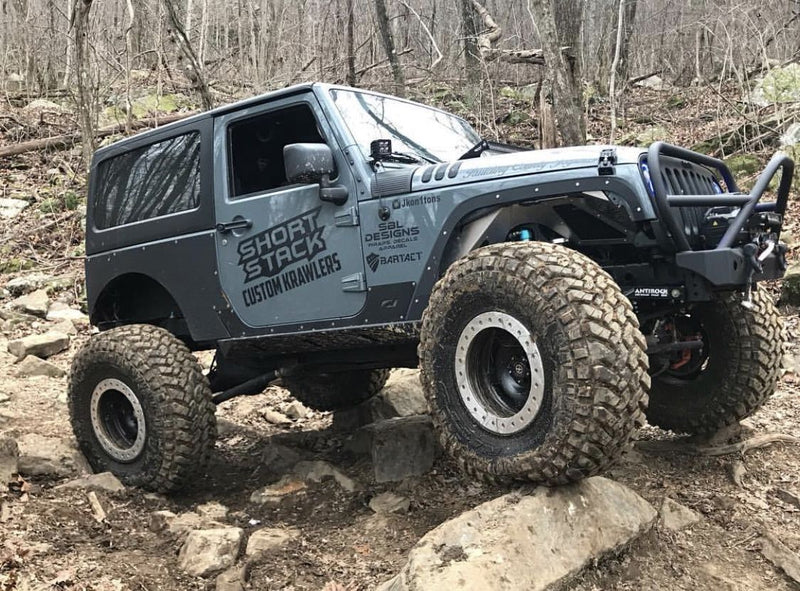 Crusher Rocker Guards w/ Step for Jeep JK 2 Door