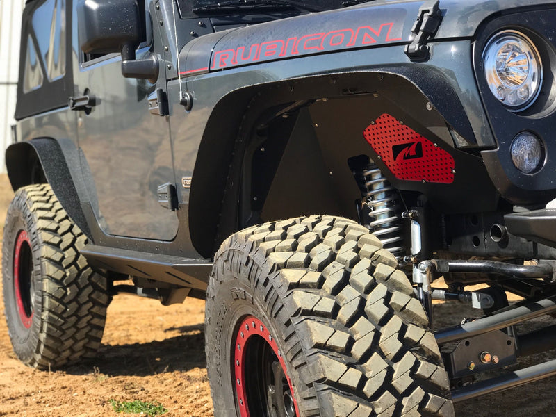 Crusher Rocker Guards w/ Step for Jeep JK 2 Door