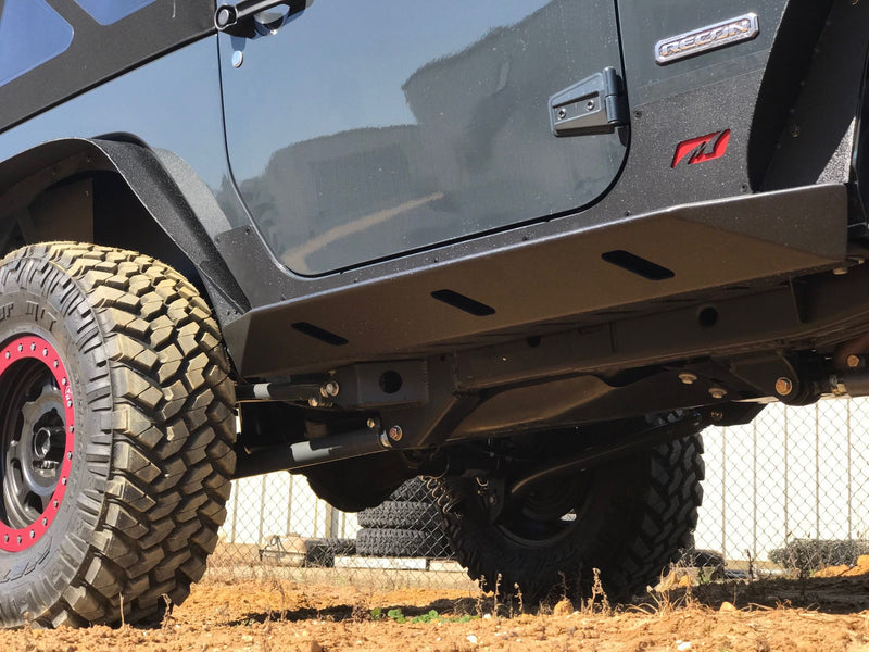 Crusher Rocker Guards w/ Step for Jeep JK 2 Door