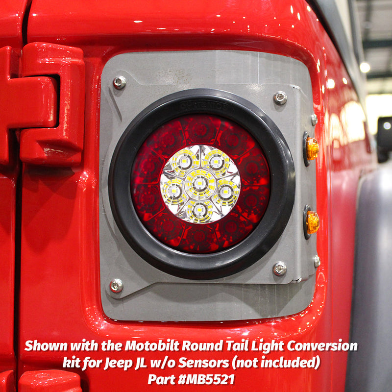 4’’ Inch Round LED Multi-Purpose Taillights w/ Rubber Grommets