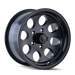 Ion type 171 17x9 matte black wheel on white background