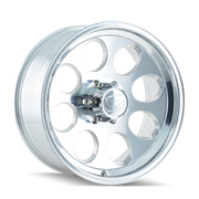 Ion type 171 17x9 / 8x165.1 bp / 0mm offset / 130.8mm hub polished wheel with chrome
