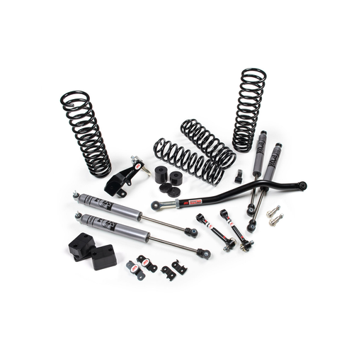 Jks 07-18 jeep jk 2dr 2.5in jspec system - fox remote resi suspension kit with shocks