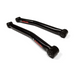 Pair of black aluminum front and rear shock bars for Honda Wrangler JL Fixed J-Link Lower Control Arms.