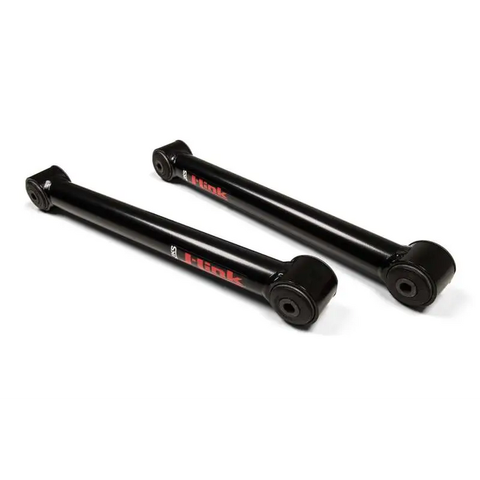 Black aluminum front shocks for Honda in JKS Manufacturing 18-21 Jeep Wrangler JL Fixed J-Link Lower Control Arms - Rear.