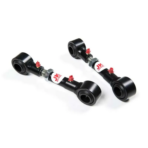 Pair of black front and rear axles for BMW E - type by JKS Manufacturing Jeep Wrangler JK Adjustable Sway Bar Links 0-2in Lift