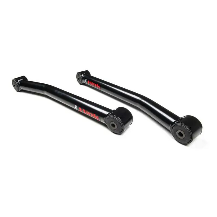 Black aluminum front sway bars for BMW E90 by JKS Manufacturing Jeep Wrangler.