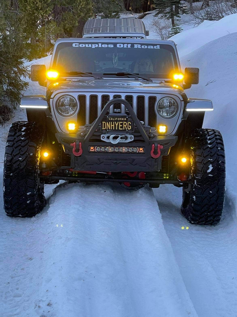 Jeep JL / JT Steerable Knuckle Pod Light Mounts (2018+ Gladiator/Wrangler)