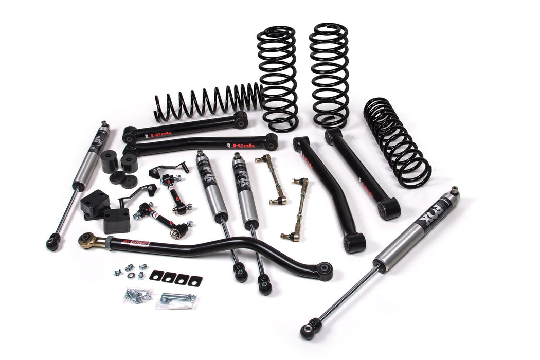 JKS Jeep JL J-Konnect 2.5in 4Dr w/Fox 2.0 Performance Series Shocks STD Rate Coils