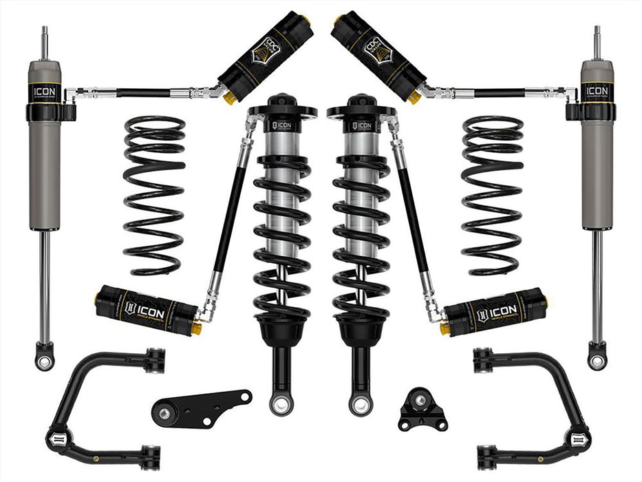 Icon 2024 Toyota Tacoma 1.25-3in Stage 2 Tubular Suspension System w/ Triple Rate Springs