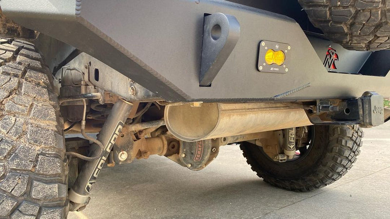 JK Aluminum Rear Bumper — Featherweight Series