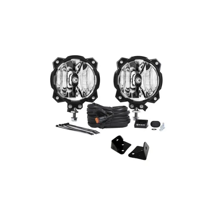 KC HiLiTES Jeep JK 6in Pro6 Gravity LED Fog Lights Kit