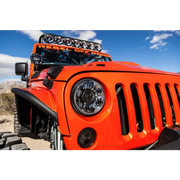 KC HiLiTES 07-18 Jeep JK 7in. Gravity LED Pro Replacement Headlight - front view.