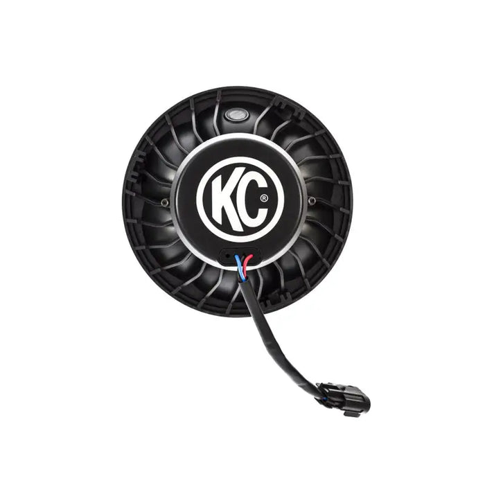 KC HiLiTES 7in Gravity LED Pro fan with logo.