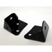 Black plastic brackets for KC HiLiTES 07-18 Jeep JK A-Pillar Windshield Light Mount Bracket Set