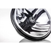 Chrome wheel with black rim - KC HiLiTES 7in. Gravity LED DOT Headlight Pair Pack System