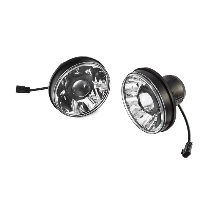 Chrome Gravity LED Pro Headlights for Harley Motorcycles