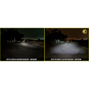 KC HiLiTES 7in. Gravity LED Pro DOT Headlights Pair Pack showing off the powerful Gravity LED technology