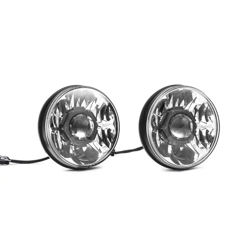 KC HiLiTES 07-18 Jeep JK 7in. Gravity LED Pro DOT Headlights - Pair Pack Sys
