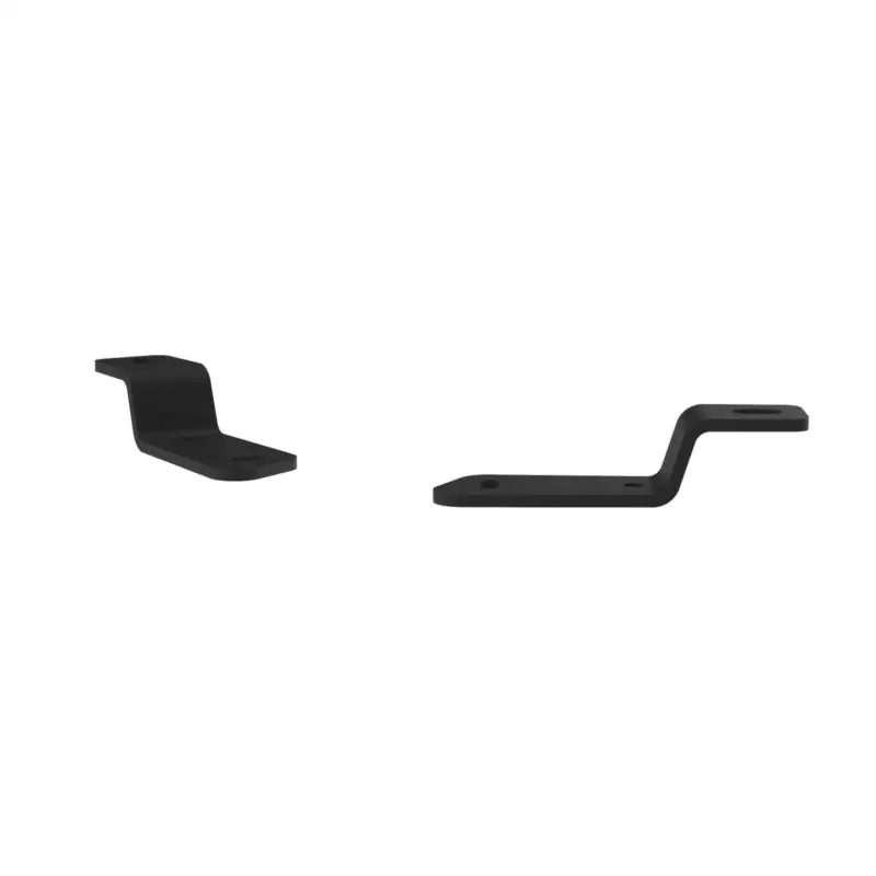 Black plastic brackets for KC HiLiTES 2021+ Ford Bronco Ditch Light Mounting Bracket Set.