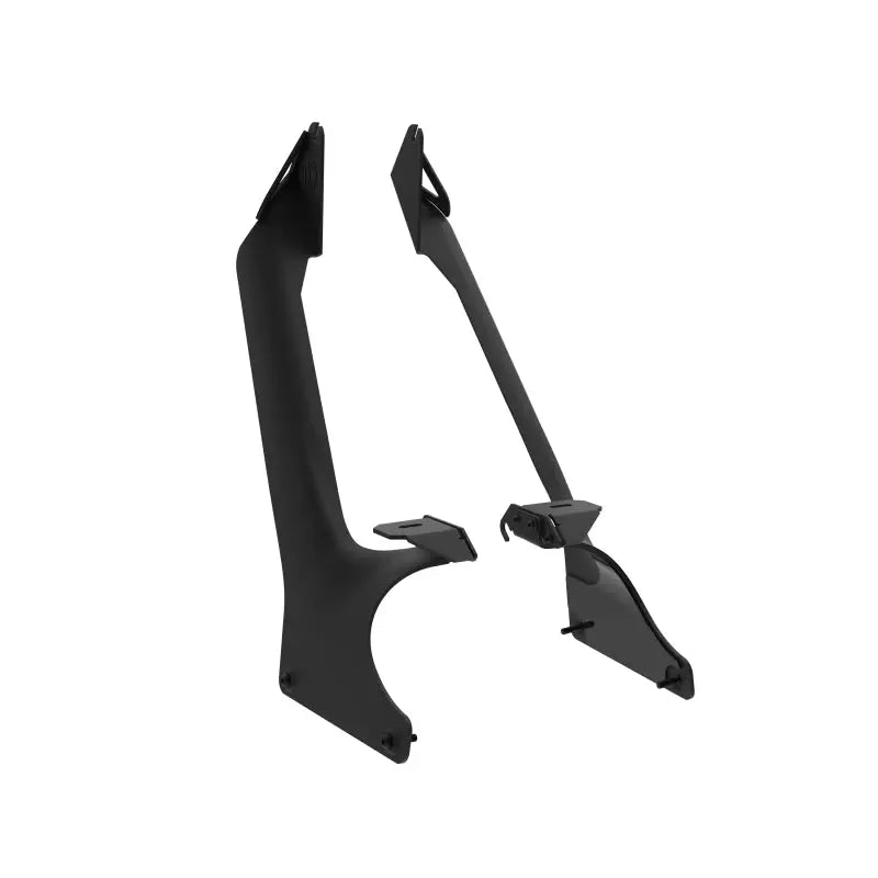 Black skis on white background suitable for KC HiLiTES 21-23 Jeep 392/Mojave Overhead Mount Bracket Set.