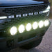 Black truck with lights on - KC HiLiTES 21+ Ford Bronco 39in Gravity LED Pro6 Light Bar Kit Front Bumper